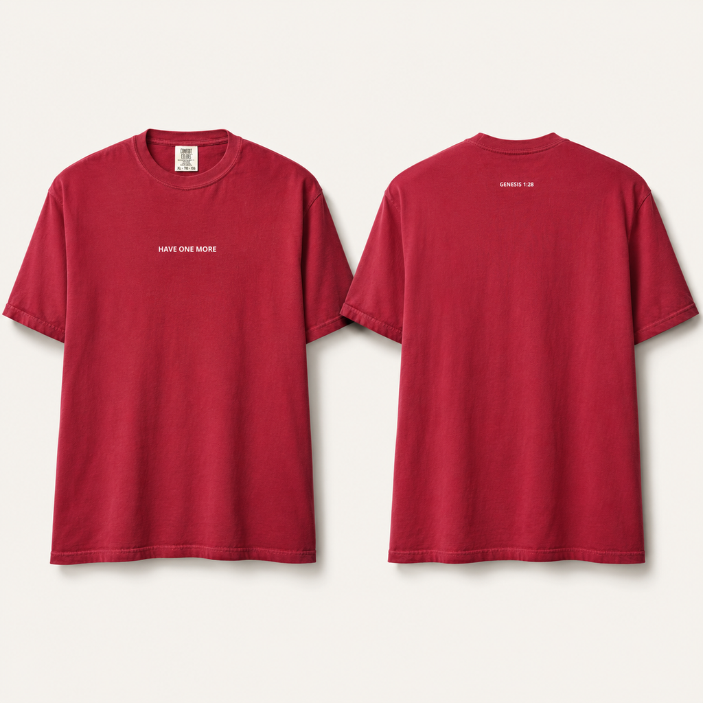 Have One More (Genesis 1:28) Unisex Comfort Colors Heavyweight t-shirt