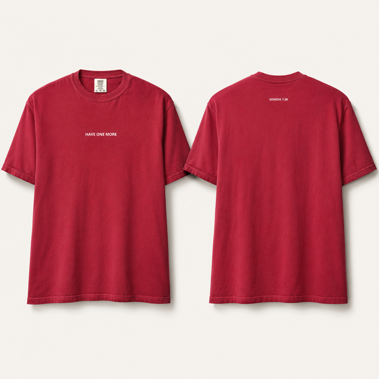 Have One More (Genesis 1:28) Unisex Comfort Colors Heavyweight t-shirt