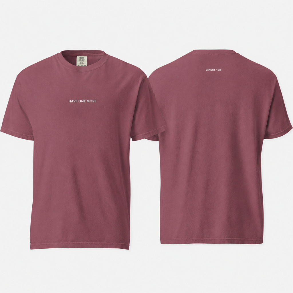 Have One More (Genesis 1:28) Unisex Comfort Colors Heavyweight t-shirt