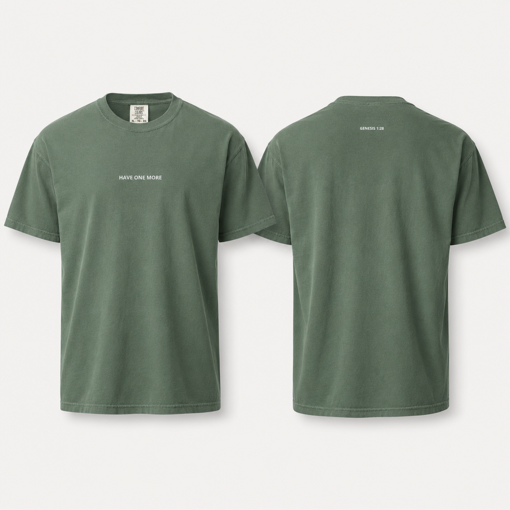 Have One More (Genesis 1:28) Unisex Comfort Colors Heavyweight t-shirt