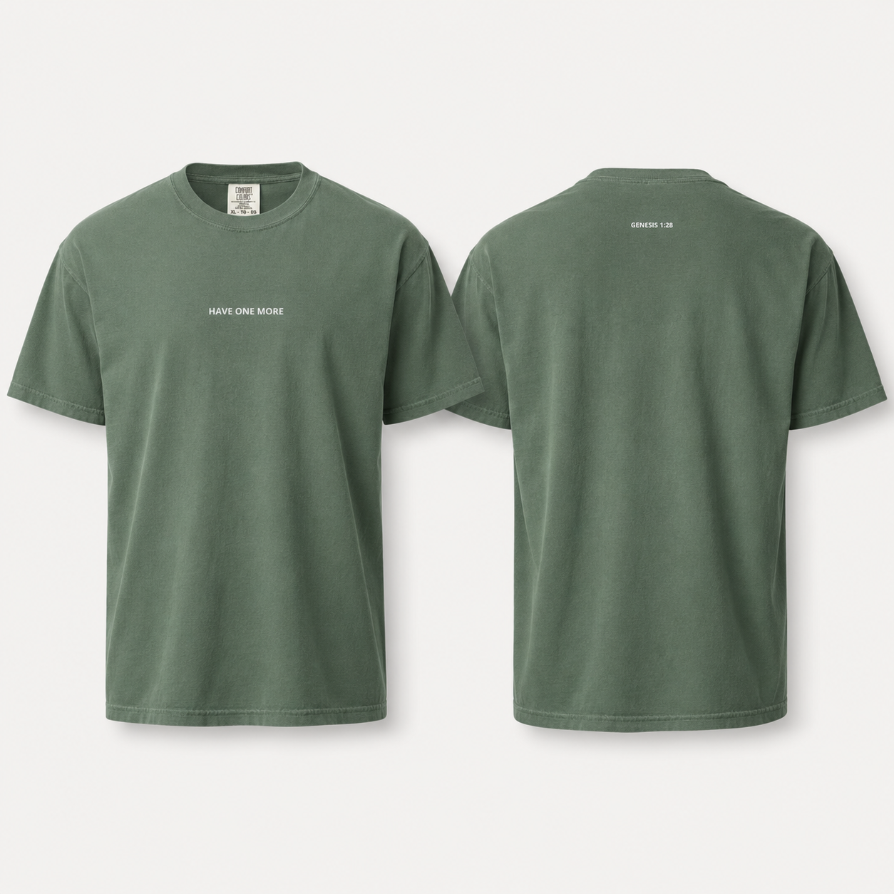 Have One More (Genesis 1:28) Unisex Comfort Colors Heavyweight t-shirt