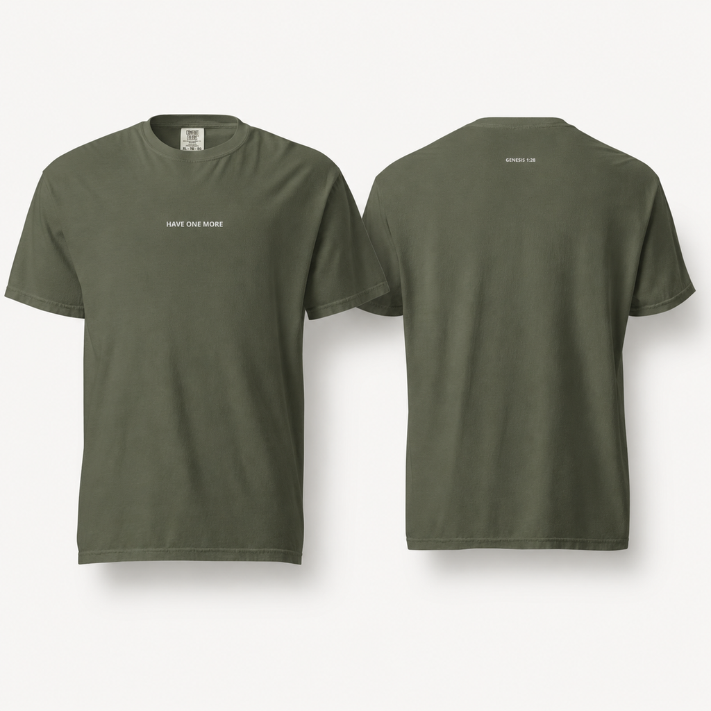 Have One More (Genesis 1:28) Unisex Comfort Colors Heavyweight t-shirt